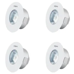 Wipro 2 Watt Atom Spotlight Pack of 4