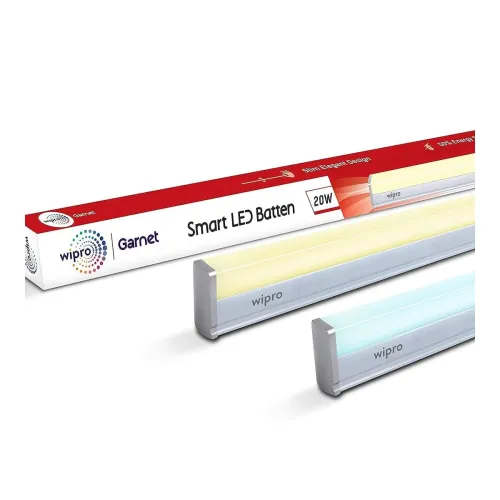 Image of Wipro 20W Smart LED Batten – Wi-Fi, Tunable & Dimmable