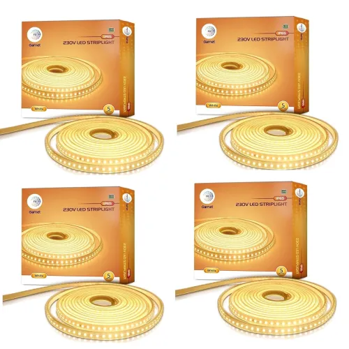 Image of Wipro 5M LED Strip Light (Pack of 4, IP65 Waterproof)