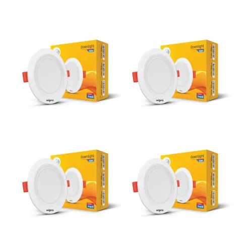 Image of Wipro 6W Alpha Downlight (Pack of 4)
