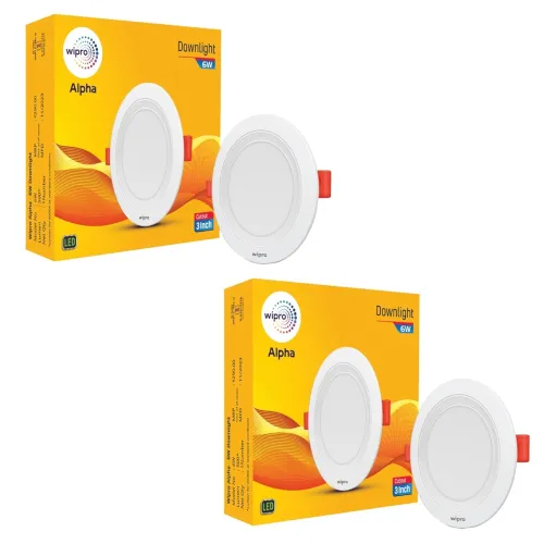 Image of wipro Abs Plastic 6W Downlight
