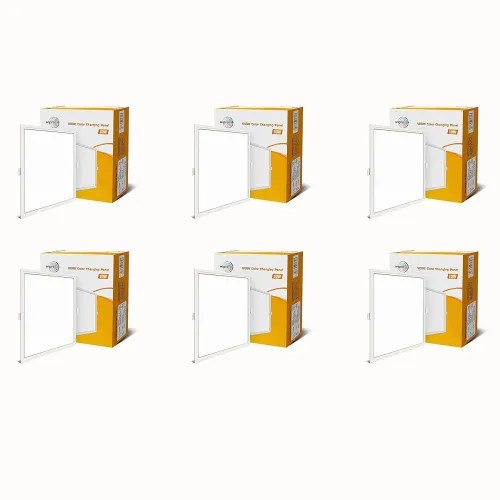 Image of wipro Garnet 10W Panel Pack of 6