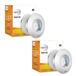 Wipro Garnet 2W LED Integrated Spotlight, Pack of 2