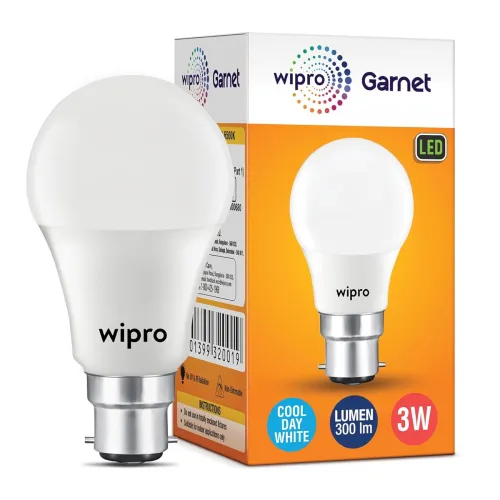 Image of wipro Garnet 3W LED Bulb