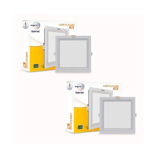 Image of Wipro Garnet 3W LED Panel Light (Pack of 2)