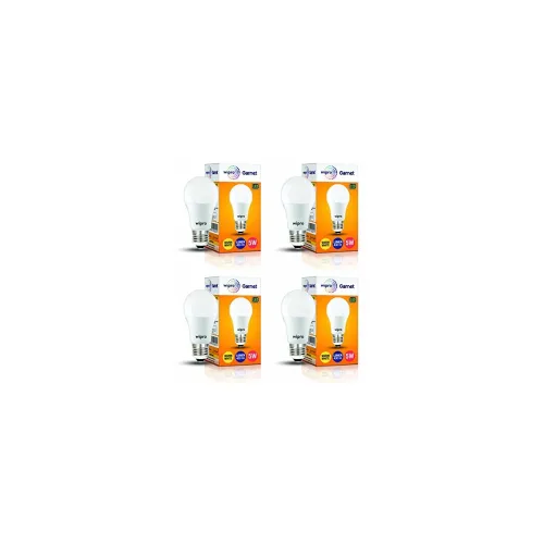 Image of wipro Garnet 5W LED Bulb Pack of 4