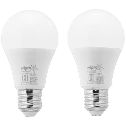 Image of wipro Garnet 7W LED Bulb for Home & Office |Warm White (2700K)