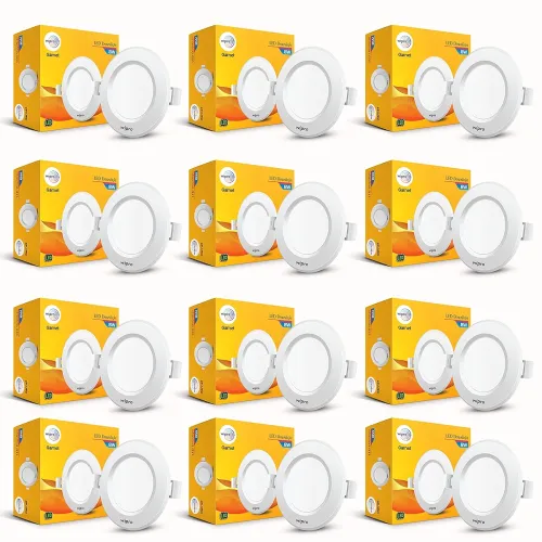 Image of wipro Garnet 8W Round Downlight Junction Box Pack Of 12