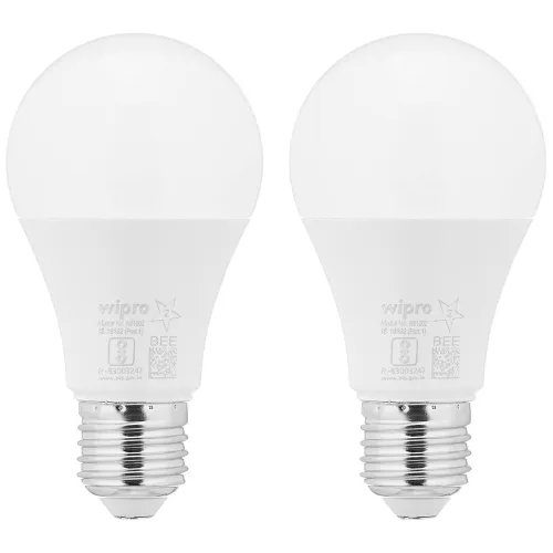 Image of Wipro Garnet 9W LED Bulb (Pack of 2)