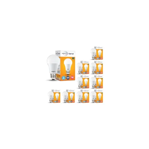 Image of wipro Garnet 9W LED Bulb Pack of 10
