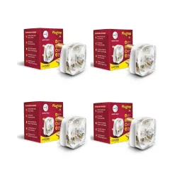 Wipro Northwest 6 Amp 3-Pin Plug Pack of 4