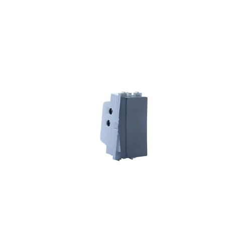 Image of Wipro Northwest Nowa 6A One Way Switch, Silver Grey (pack of 20)