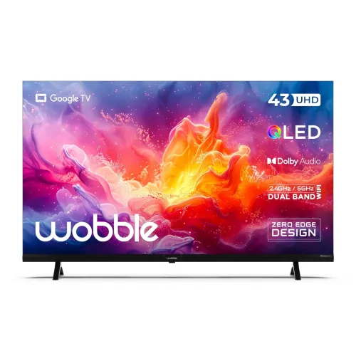 Image of Wobble 109.22 cm (43 inches) QD Series 4K Ultra HD Smart QLED Google TV