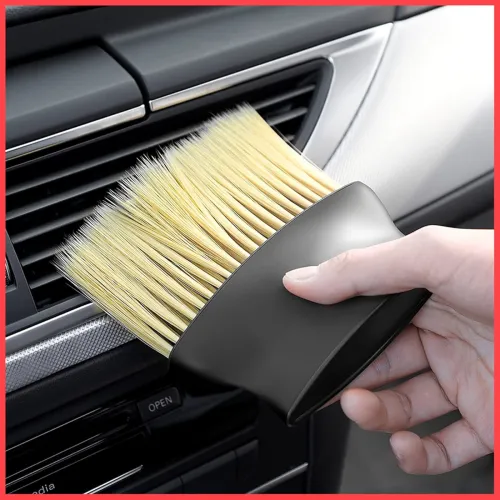 Image of Wolpin Multipurpose Car Interior AC Vent Dashboard Dust Dirt Cleaner