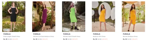 Image of Women's Dresses starting @ ₹99