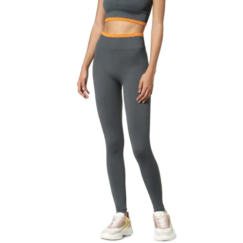 Image of Women's Polyester Blend Skinny Fit Tights