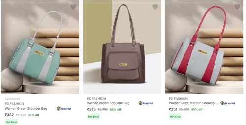 Image of FD FASHION Women Shoulder Bag at minimum 80% Discount