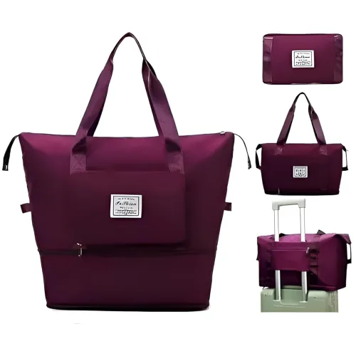 Image of 41L Expandable Travel Duffel for Women Weekender Bag