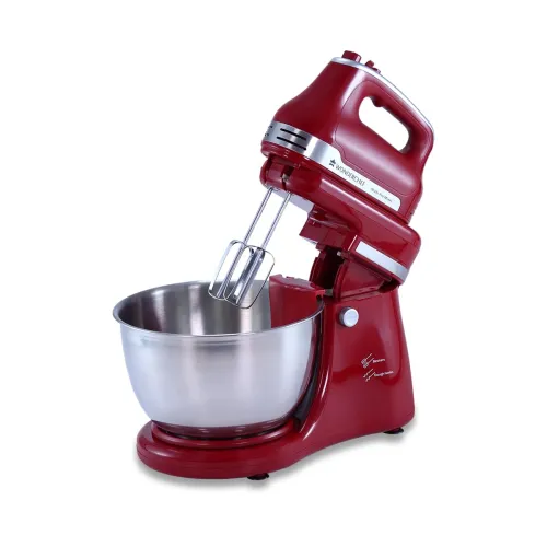 Image of Wonderchef Crimson Revo Stand Mixer and Beater with 5 Speed Settings|.