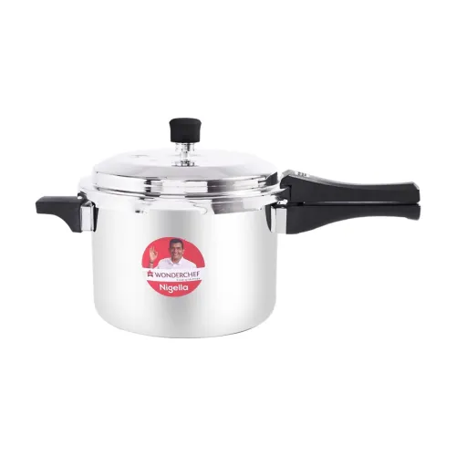 Image of Wonderchef Nigella Tri-Ply Outer Lid Pressure Cooker 5L