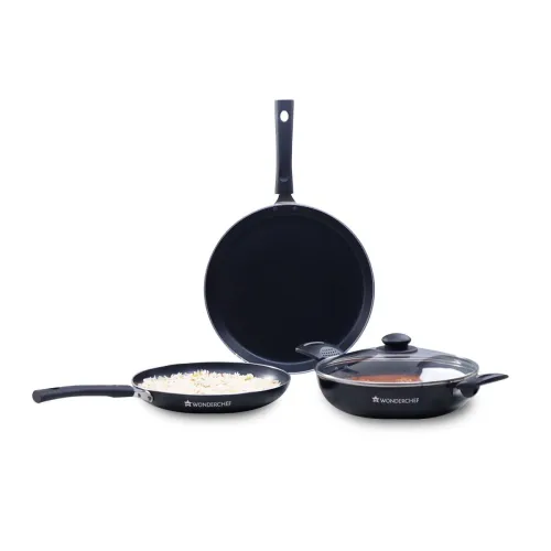 Image of Wonderchef Valencia Non-Stick Cookware Set (4 Pc, PFOA-Free)
