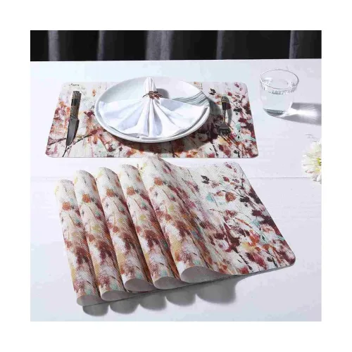 Image of Wonderchef Valentina Set of 6 Abstract Print Placemat