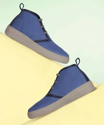 Image of WOODLAND Boots For Men (Navy , 6)