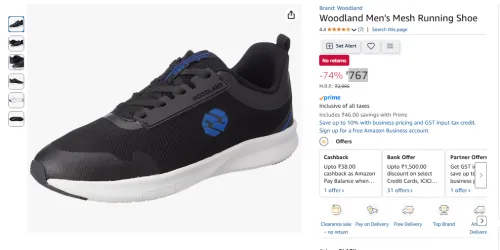 Image of Woodland Men's Mesh Running Shoe