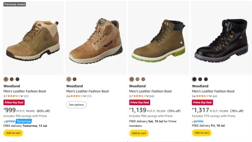 Image of woodland Men's Sneakers From ₹999
