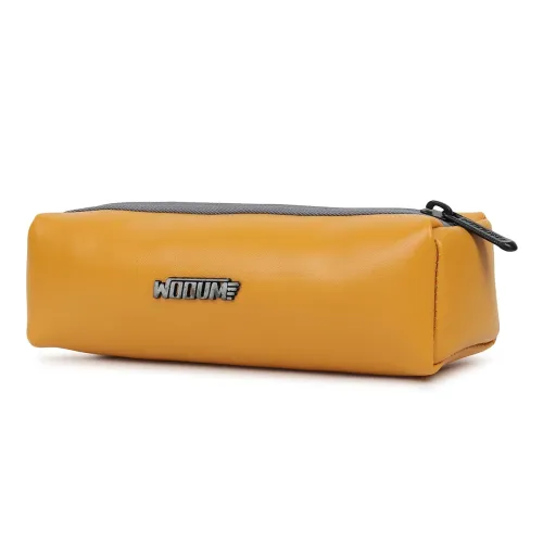 Image of Wooum Leather Stationary Holder Pouch for Stationary & Cosmetics