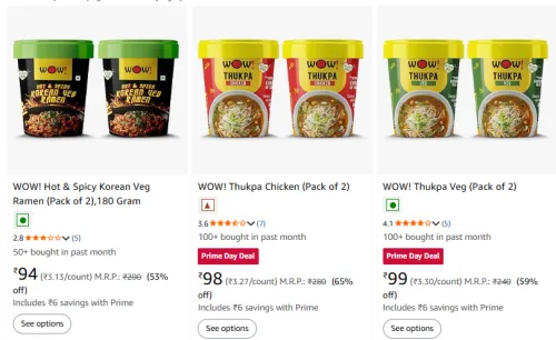 Image of WOW! Hot & Spicy Noodles Starting @94