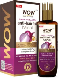 WOW Onion & Collagen Anti-Hairfall Hair Oil – 100ml