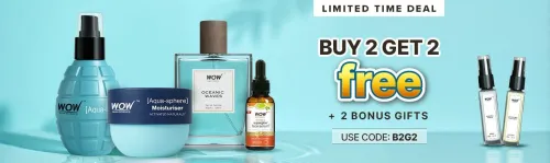Image of Wow Sale - Buy 2 Get 2 Free + 2 Bonus FREE Gifts on Skincare, Haircare & more