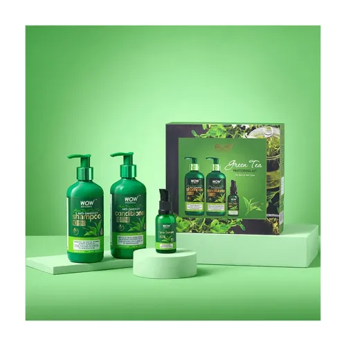 Image of WOW Skin Science Green Tea Restoring Gift Kit for Men & Women