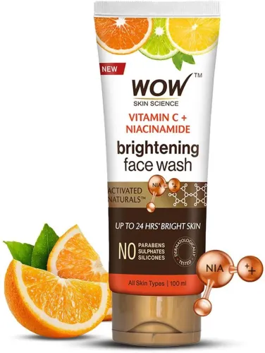 Image of WOW Vitamin C & Niacinamide Face Wash 100ml