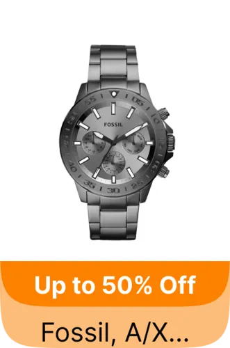 Image of Wrist Watches upto 50% Discount on Flipkart GOAT Sale