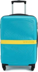 WROGN Medium Check-in Suitcase (64 cm) 4 Wheels - Sprinto - Teal