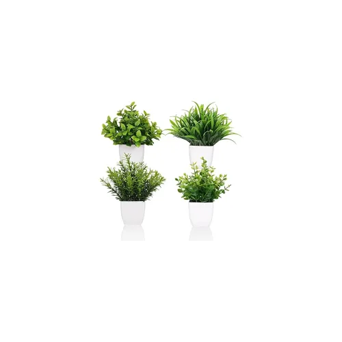Image of WYTE ORIGIN Artificial Potted Plants Set of 4