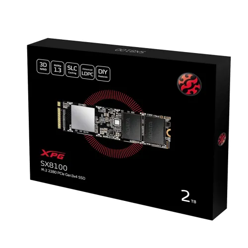 Image of XPG ADATA SX8100 PCIE GEN3X4 M.2 2280 2TB Solid State Drive