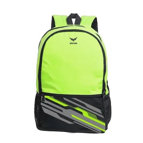Image of XTRIM 21L Water-Resistant Backpack (Black & Neon Green)