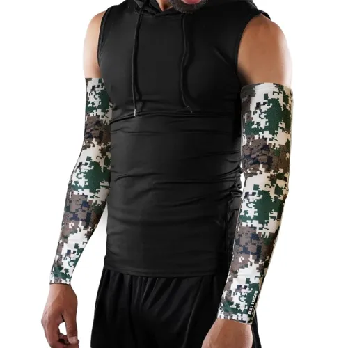 Image of XTRIM Unisex Arm Compression Sleeves for Outdoor & Indoor