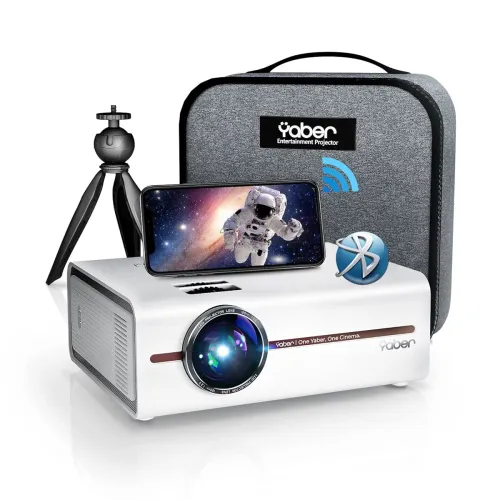 Image of YABER V5 Mini Portable Projector with 5G