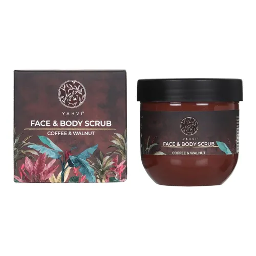 Image of Yahvi Coffee & Walnut Face & Body Scrub 200ml