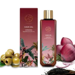 Yahvi Hair Oil Onion Enriched Sesame & Olive Oil 200 Ml