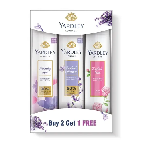 Image of Yardley London Deo Tripack ,
