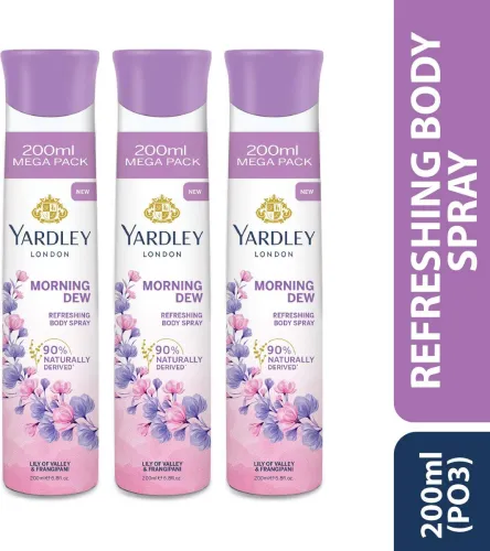 Image of Yardley London Morning Dew Body Spray 200ml