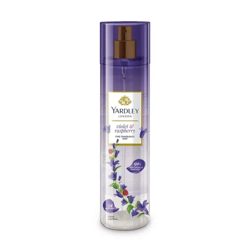 Image of Yardley London Violet & Raspberry Fine Fragrance Mist Spray|