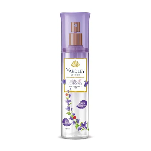 Image of Yardley London Violet & Raspberry Fine Fragrance Mist Spray 135Ml