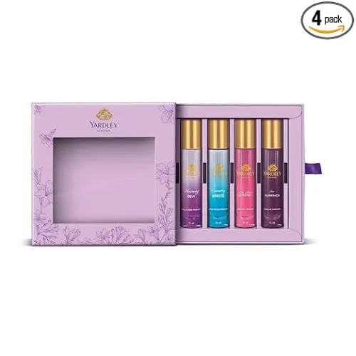 Image of Yardley London Women Luxury Floral Liquid Perfume Gift Set, 15 ML
