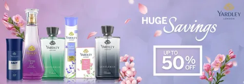 Image of YARDLEY Sale :Save Up to 50% + Extra 5% on PERFUME